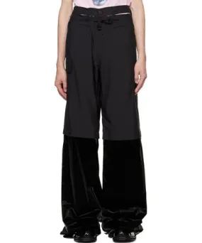 Ottolinger Black Baggy Cargo Pants