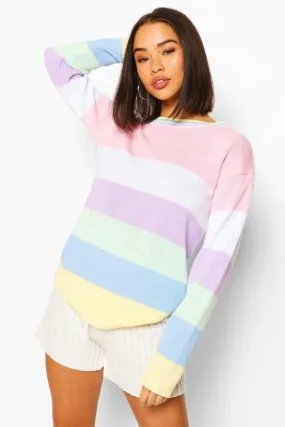 Pastel Stripe Sweater