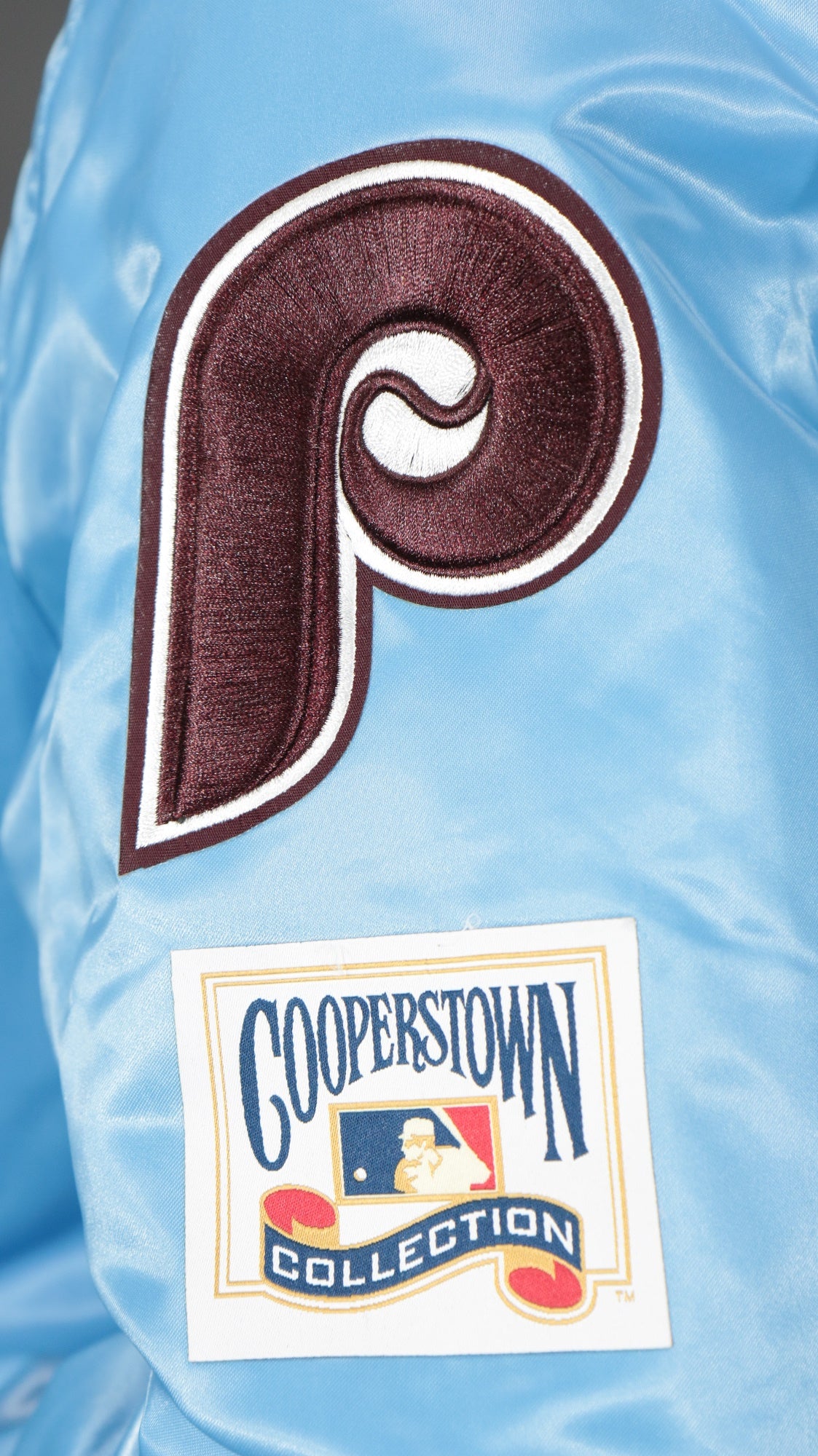 Philadelphia Phillies Cooperstown Phillies City Hall Logo 1980 World Series Patch Retro Classic Rib | University Blue Satin Vars