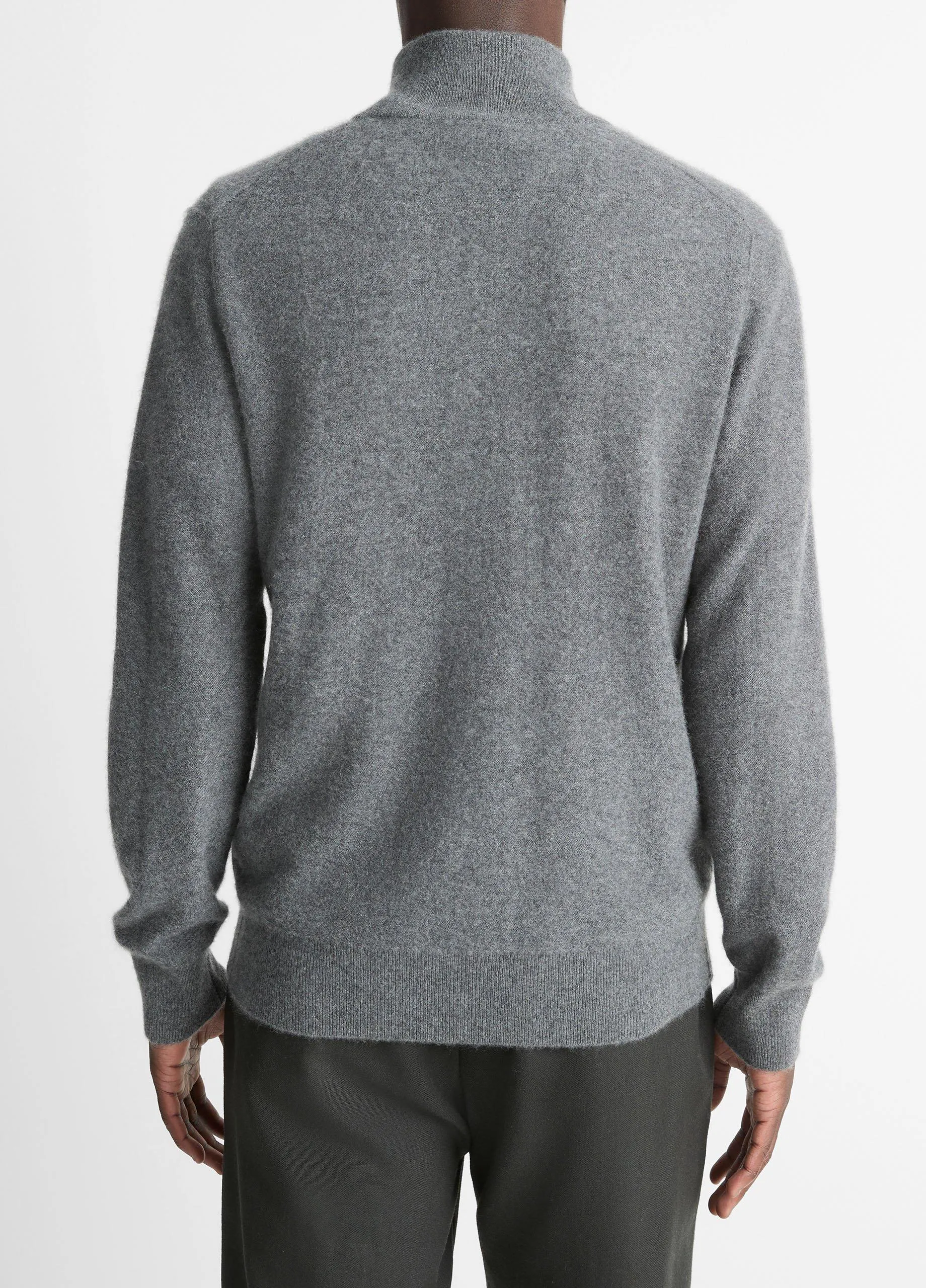 Plush Cashmere Quarter-Zip Sweater