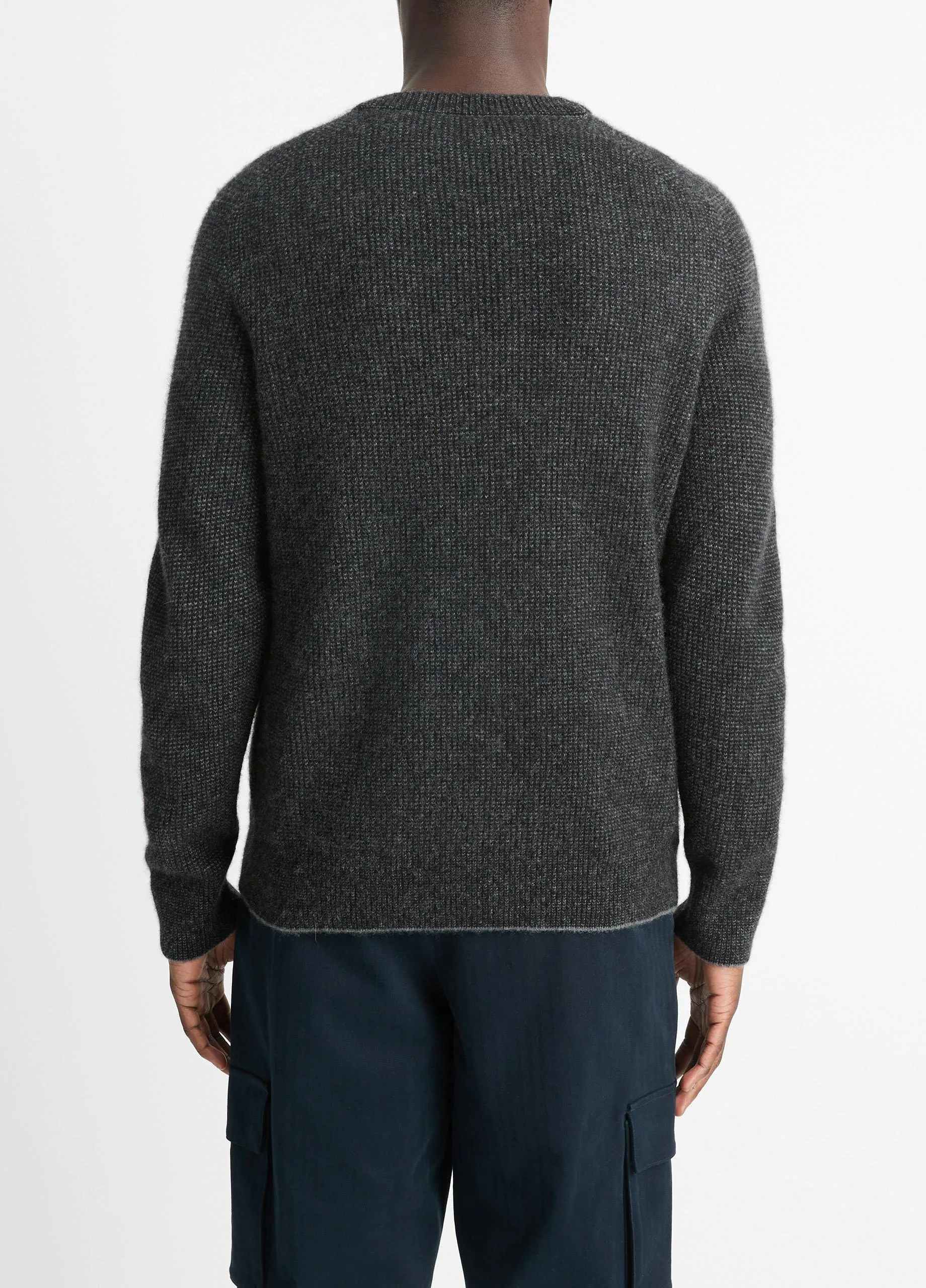 Plush Cashmere Thermal Crew Neck Sweater