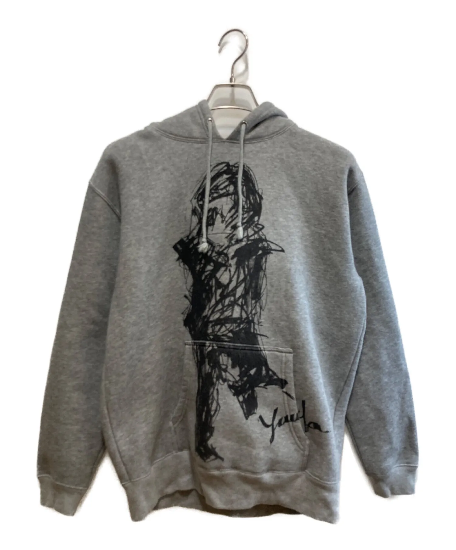 [Pre-owned] YOHJI YAMAMOTO Painting and Machine Drawing Print Parka UD-T43-056