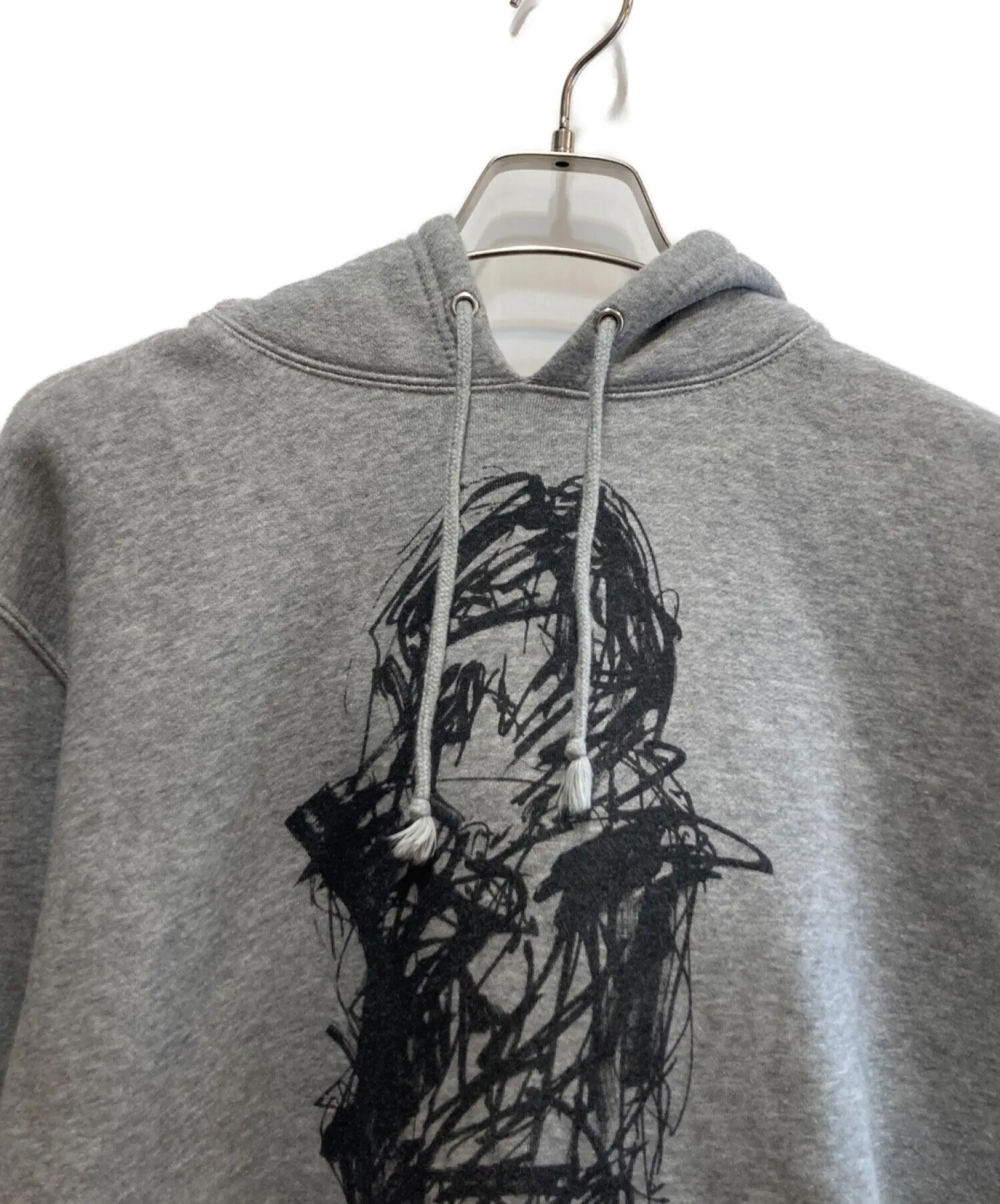 [Pre-owned] YOHJI YAMAMOTO Painting and Machine Drawing Print Parka UD-T43-056