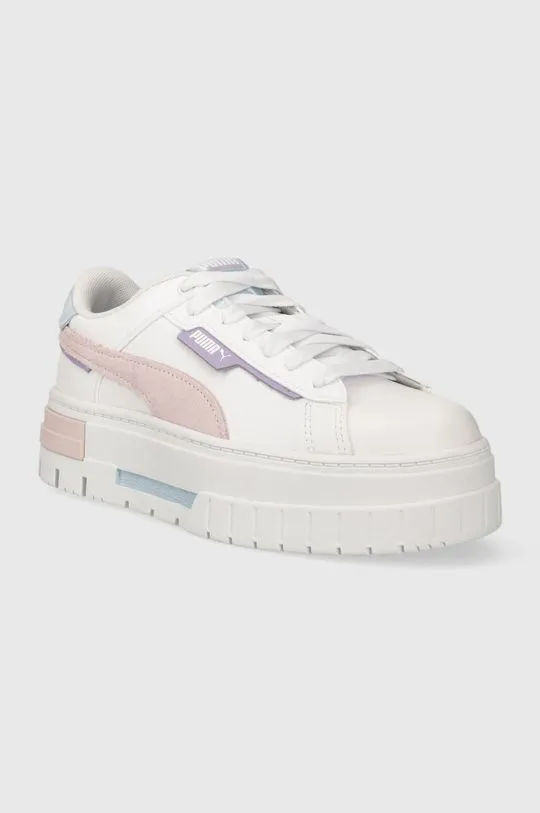 Puma sneakers Mayze Crashed Wns white color