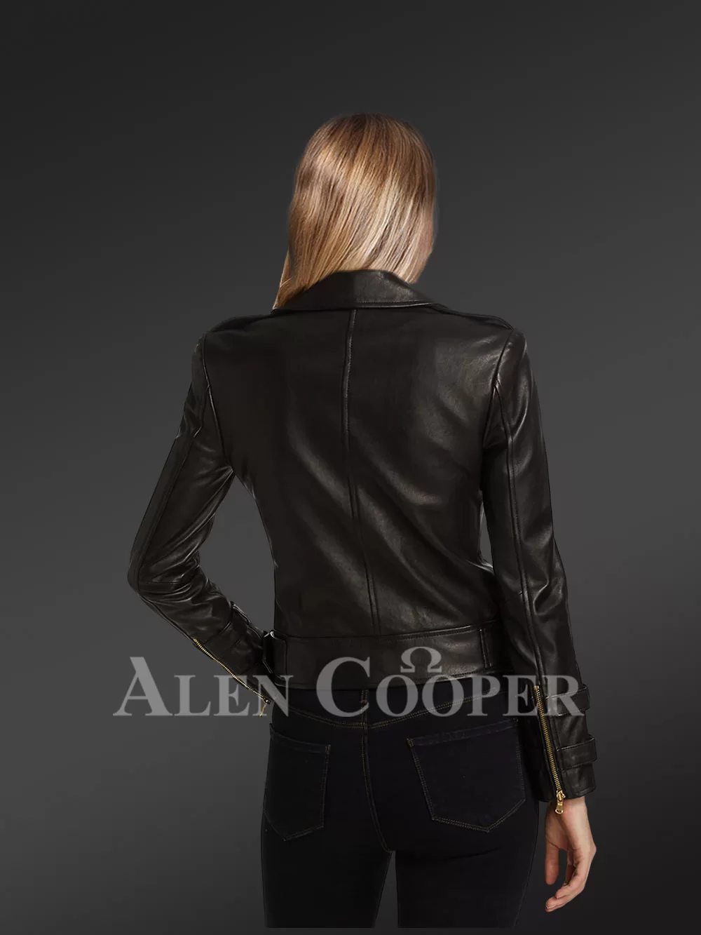 Real Leather Biker Jacket