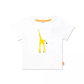 Recycled Cotton Giraffe Baby T-shirt