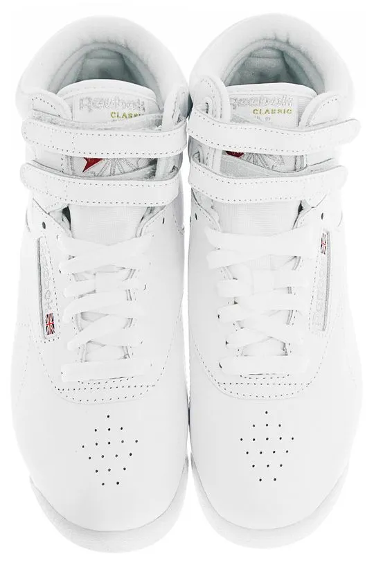 Reebok leather sneakers F/S Hi white color