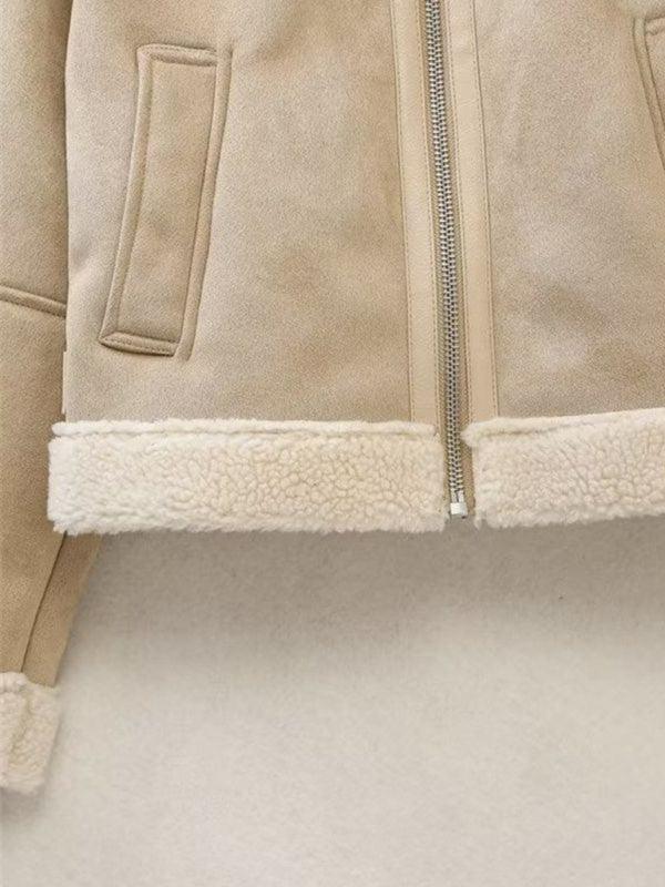 Reversible Zippered Women Winter Jacket