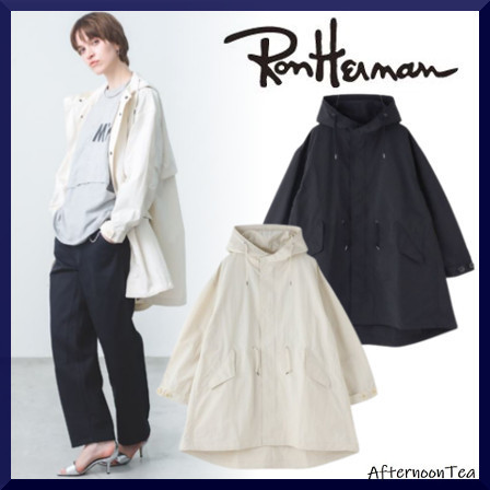 Ron Herman  |Nylon Street Style Long Sleeves Plain Nylon Jacket