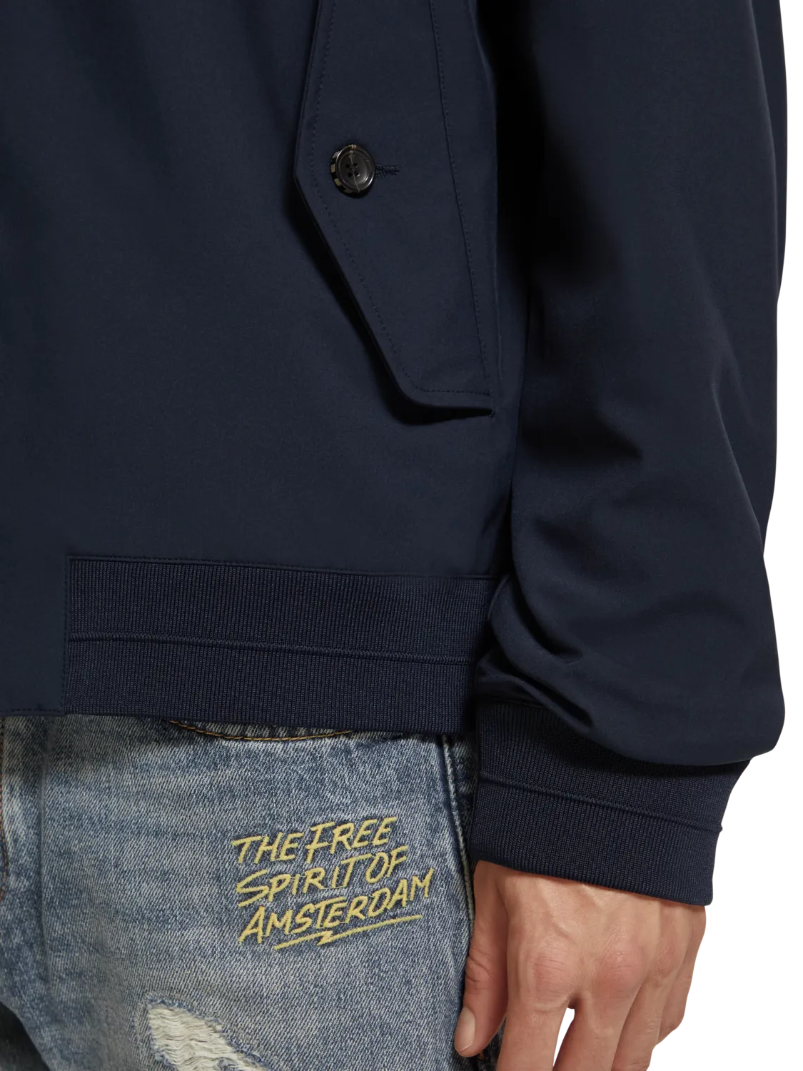 Scotch & Soda - Harrington Classic Soft Shell Jacket - Night