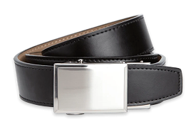 Shield Black, 1 3/8 Strap, Dress Belt, w/Gift Box