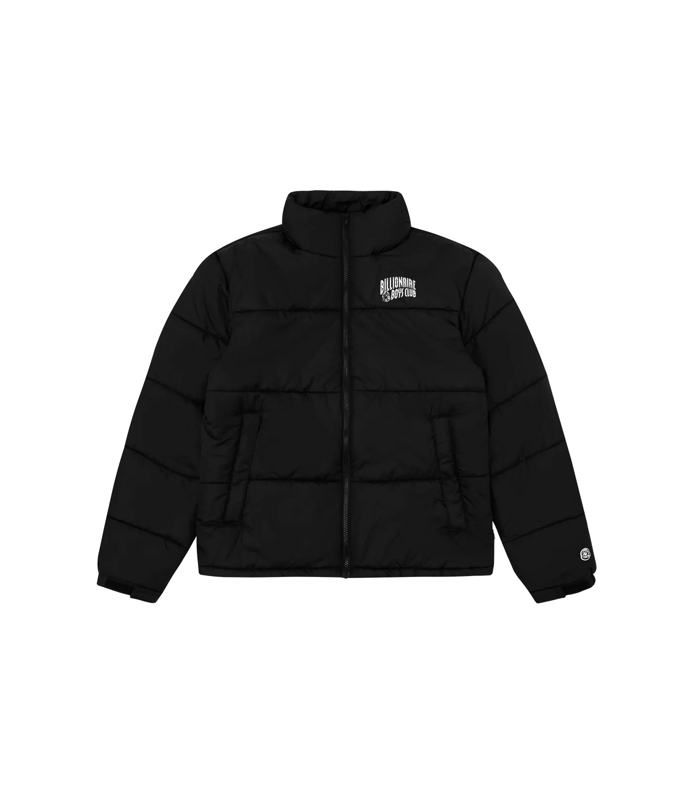 SMALL ARCH LOGO PUFFER JACKET - BLACK