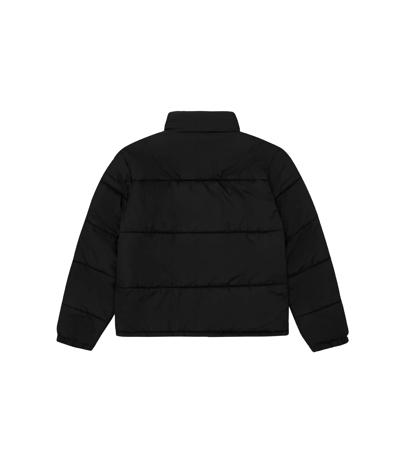 SMALL ARCH LOGO PUFFER JACKET - BLACK