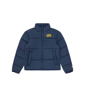 SMALL ARCH LOGO PUFFER JACKET - NAVY