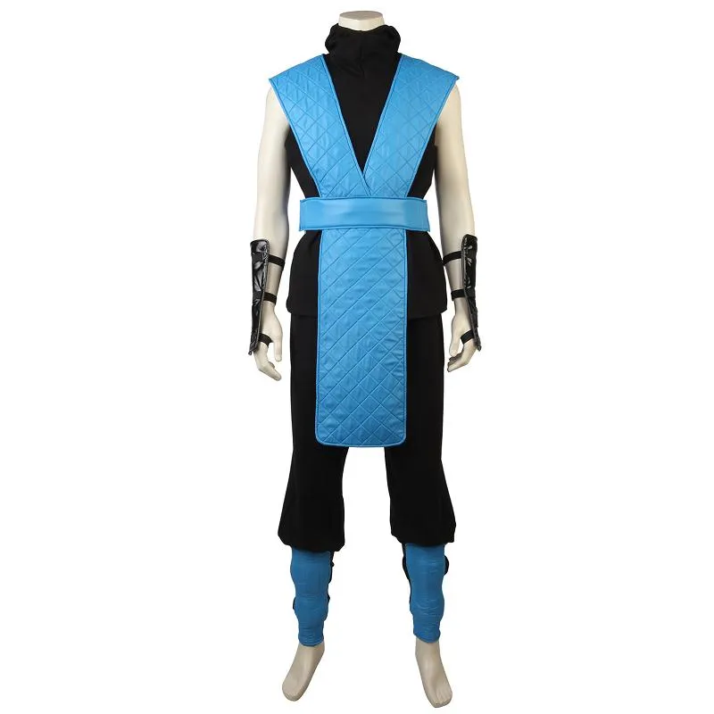 Sub-Zero Costume Game Mortal Kombat X Cosplay Jacket Outfit Shirt Men Jacket Leather Christmas Halloween Party Custom Made