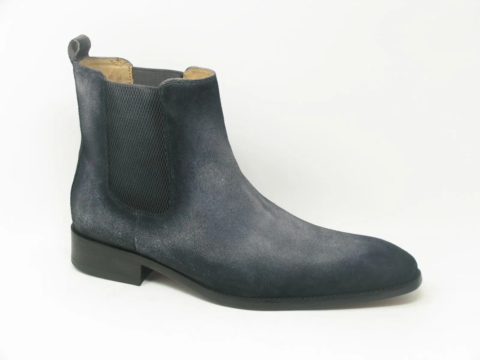 Suede Slip-On Boot Denim