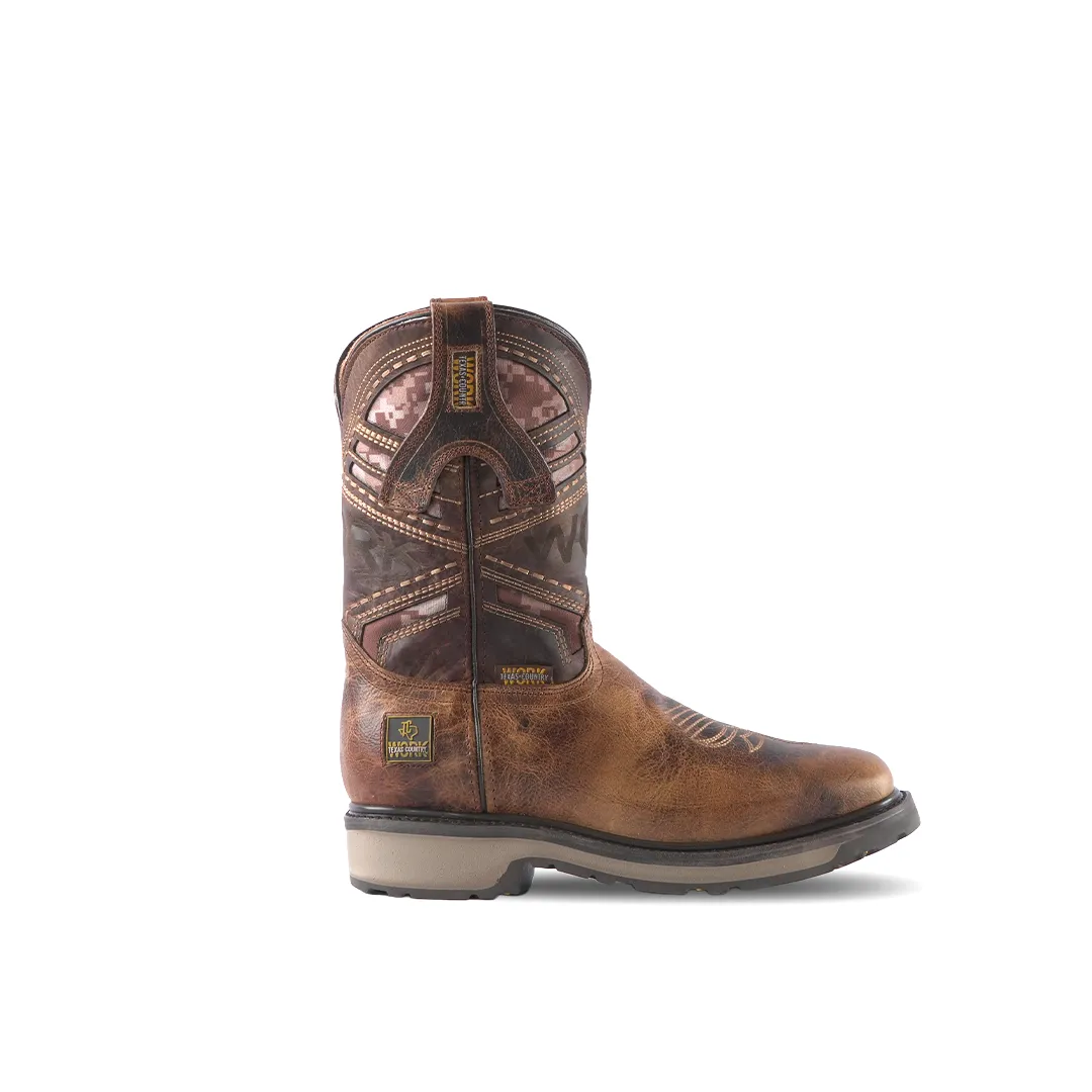 Texas Country Work Boot Bawyno Musgo E05