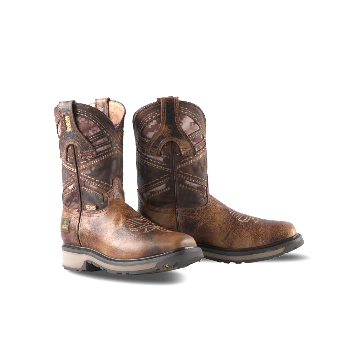 Texas Country Work Boot Bawyno Musgo E05