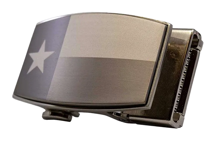 Texas Pewter Aston Dress Buckle, Fits 1 3/8 Straps