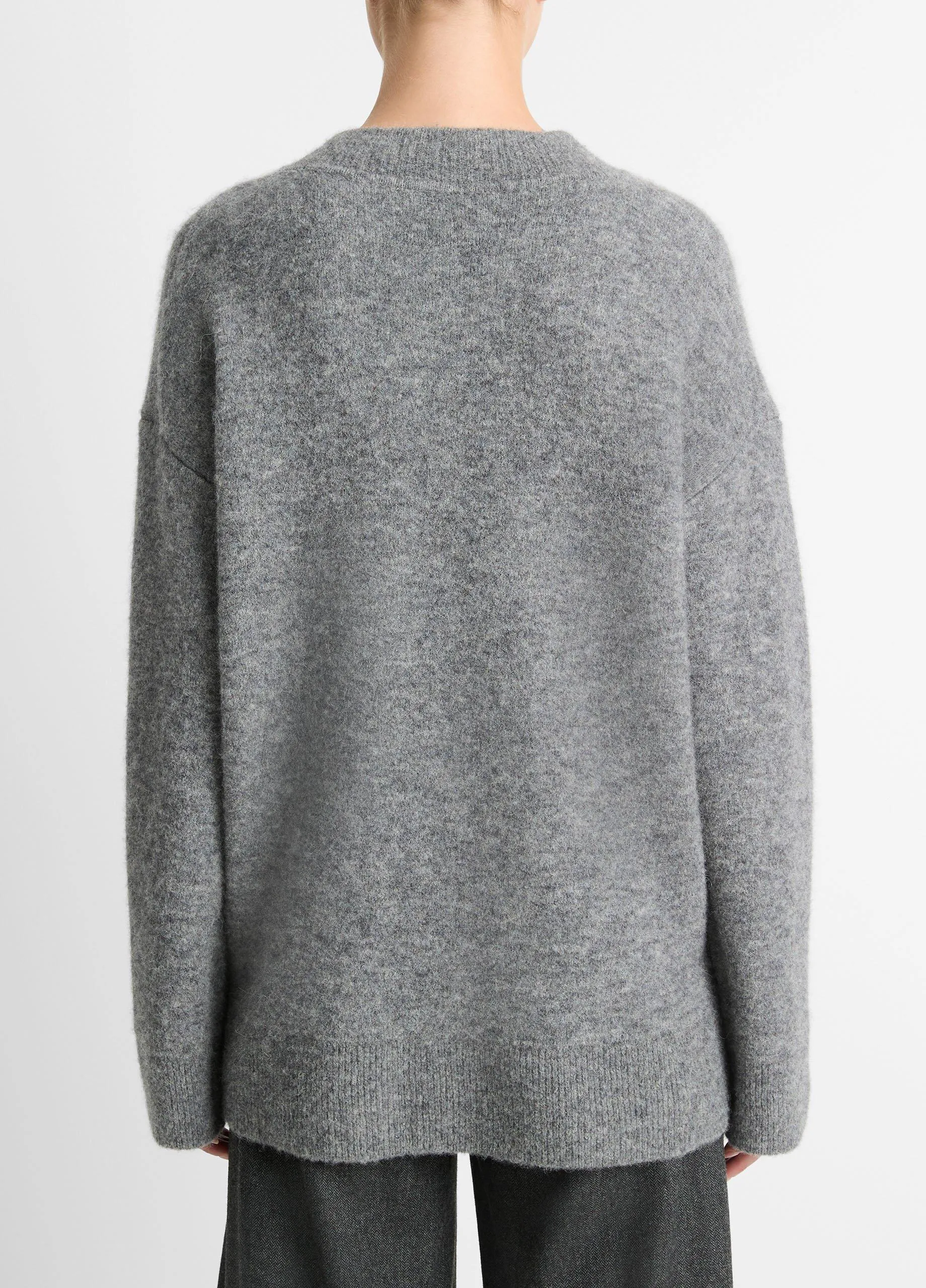 Textured Soft Sculpted Crew Neck Sweater