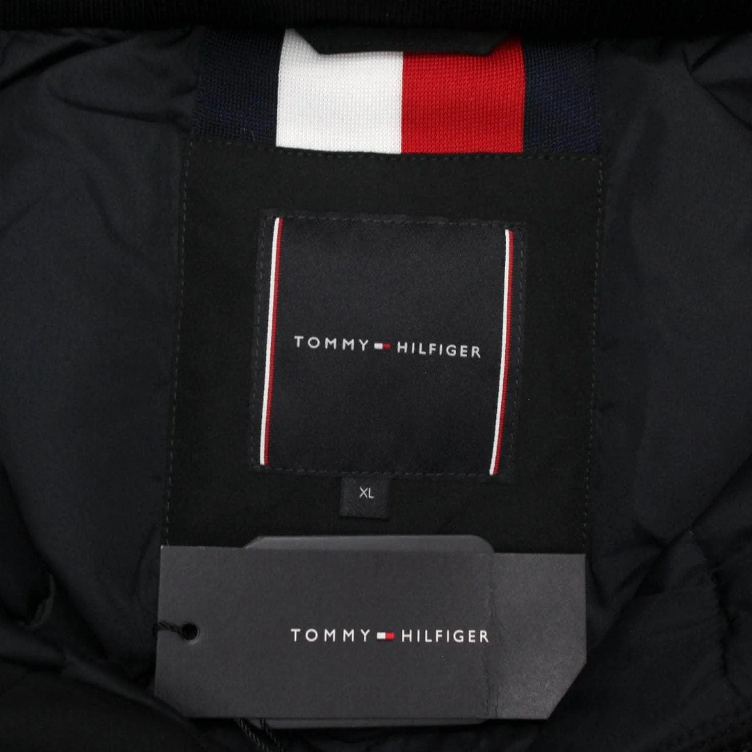 Tommy Hilfiger Black Parka Coat