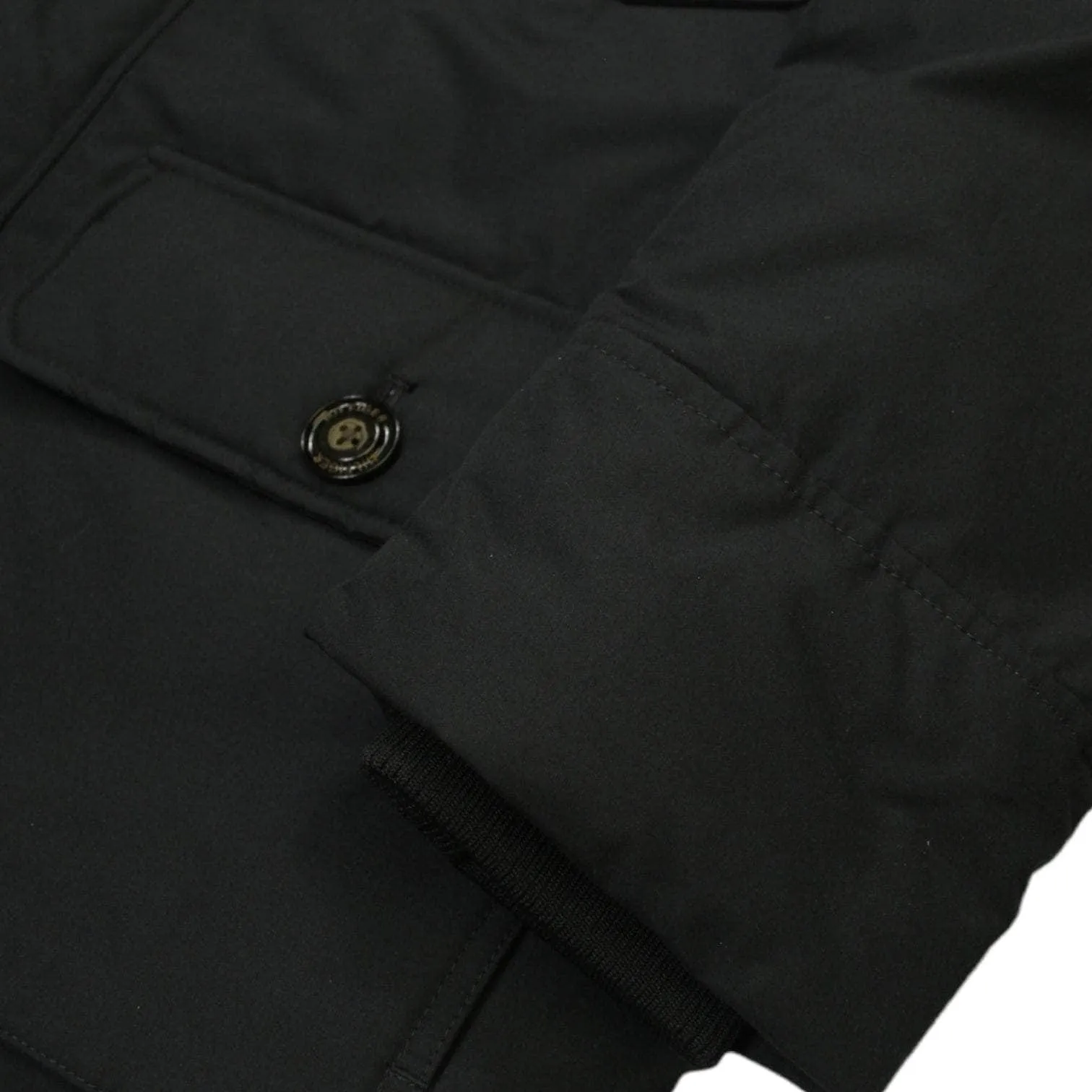 Tommy Hilfiger Black Parka Coat