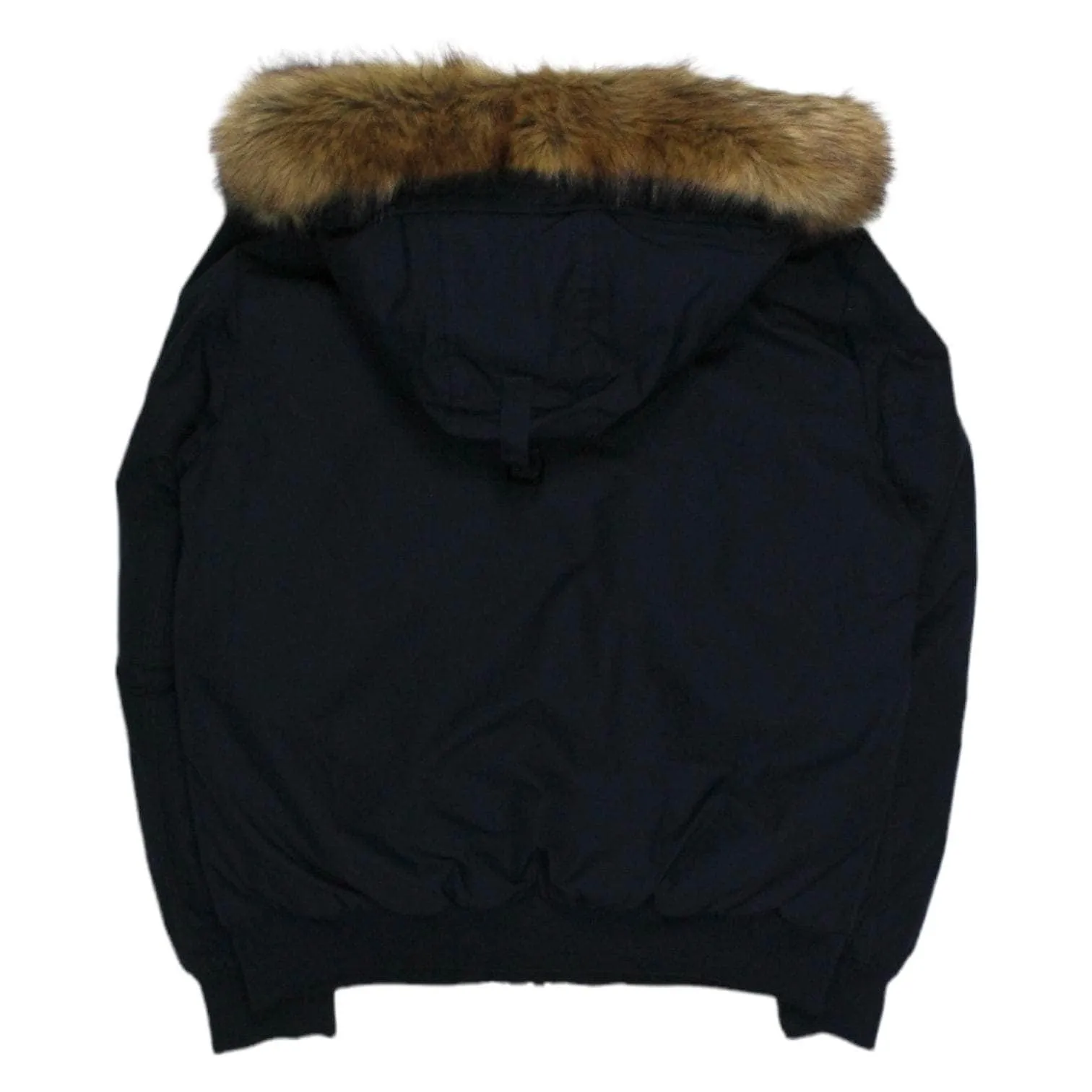 Tommy Hilfiger Blue Faux Fur Parka Coat