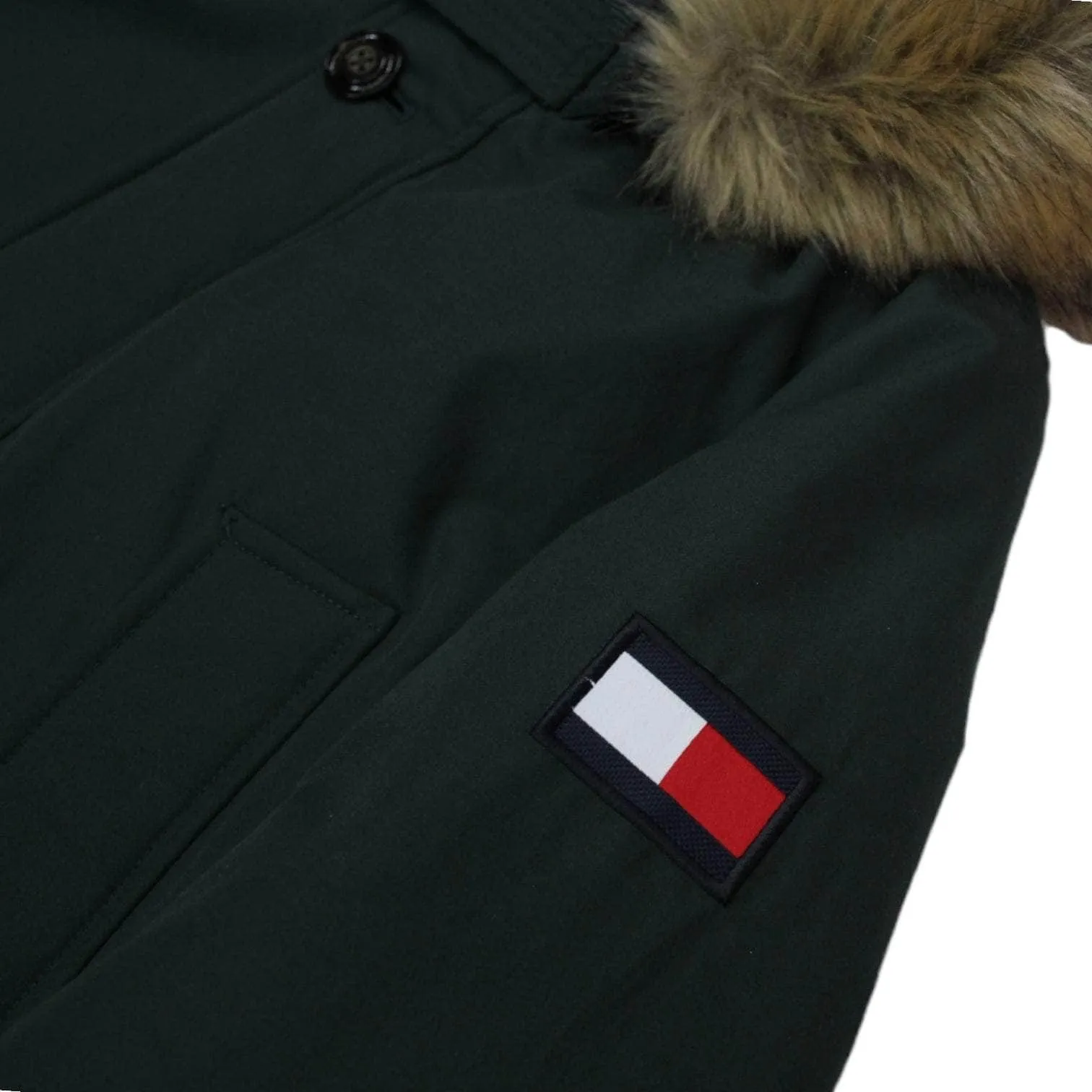 Tommy Hilfiger Forest Green Parka Coat