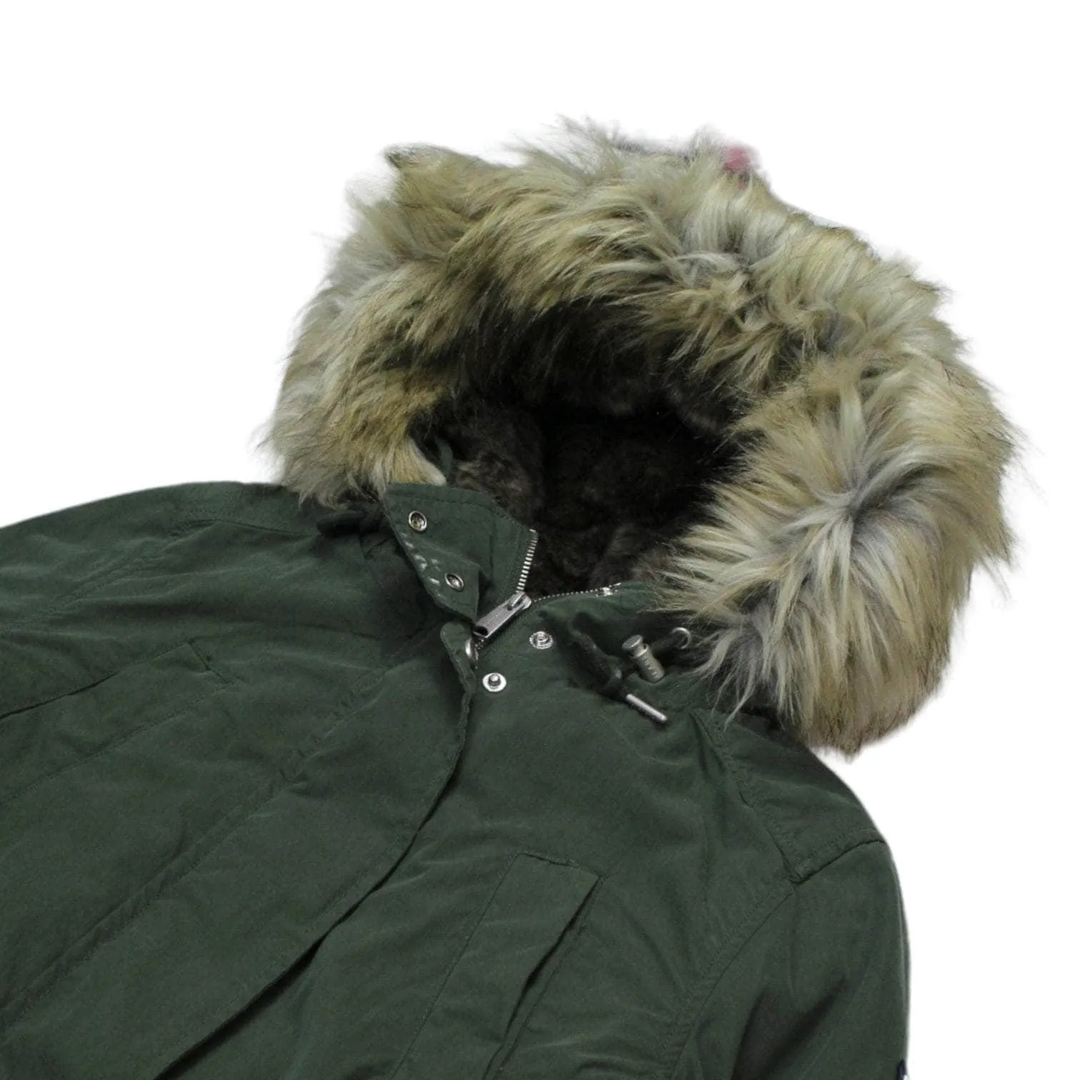 Tommy Jeans Khaki Hooded Parka