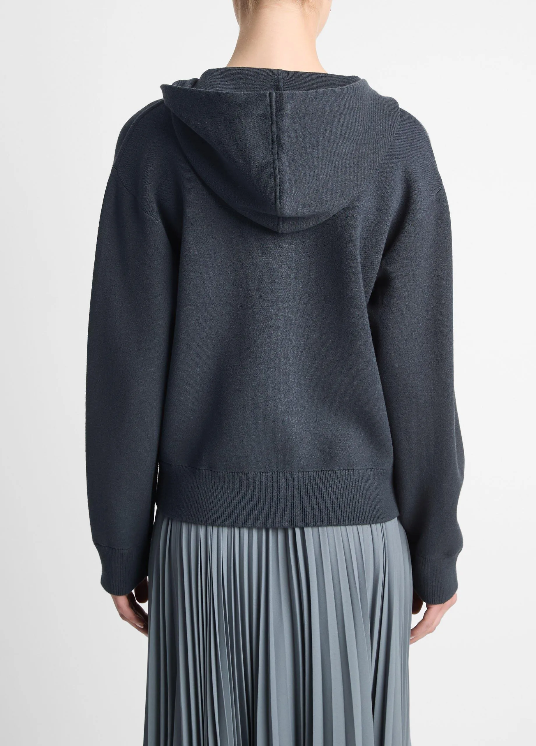 Two-Way Zip-Up Hoodie