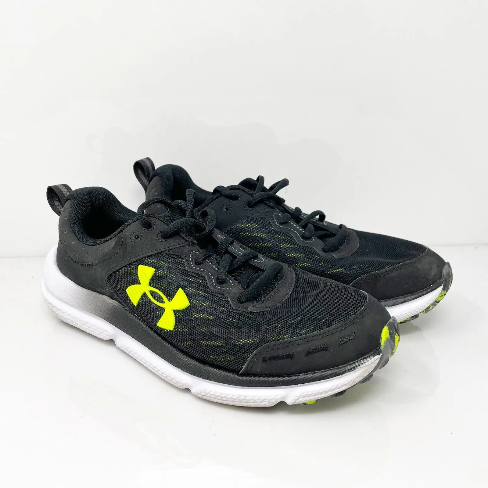 Under Armour Mens Charged Assert 10 3026175-007 Black Running Shoes Sneakers 8