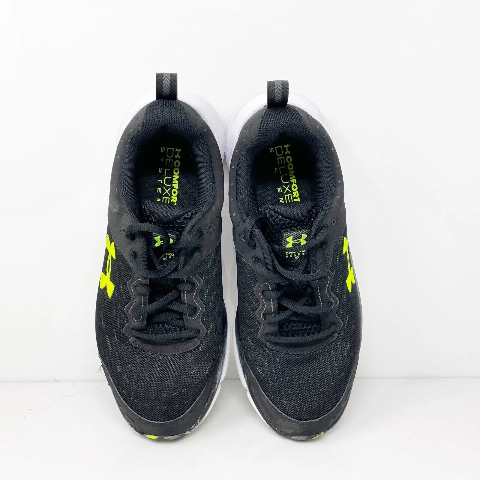 Under Armour Mens Charged Assert 10 3026175-007 Black Running Shoes Sneakers 8