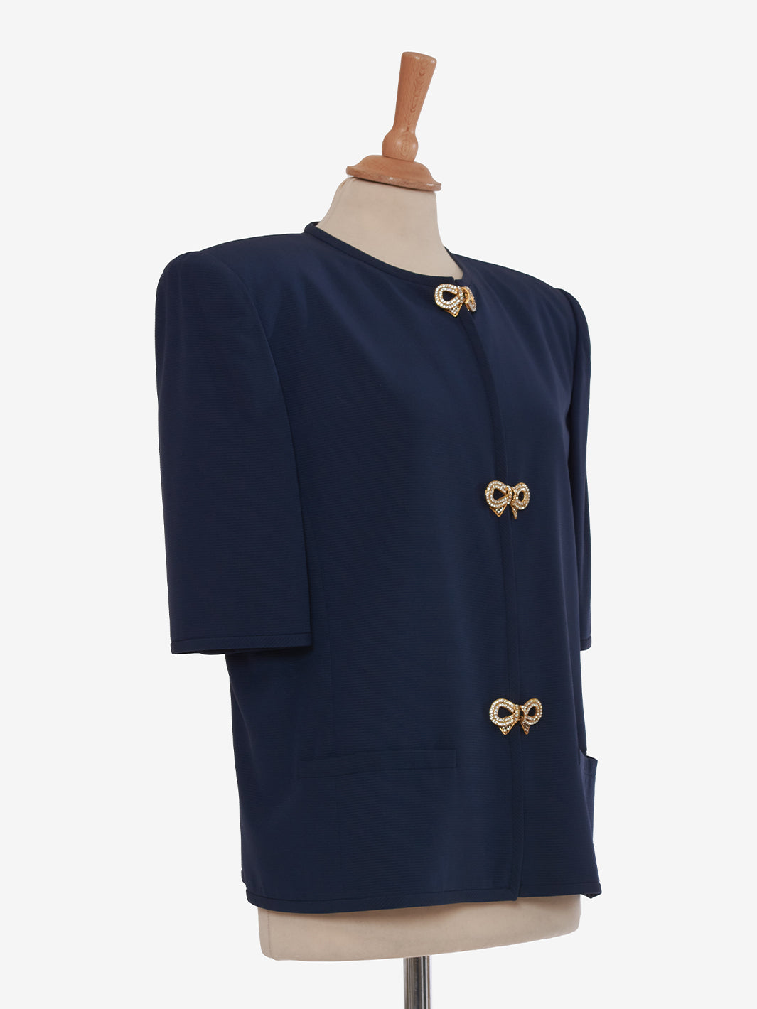 Valentino Night 80s Cotton Tailleur