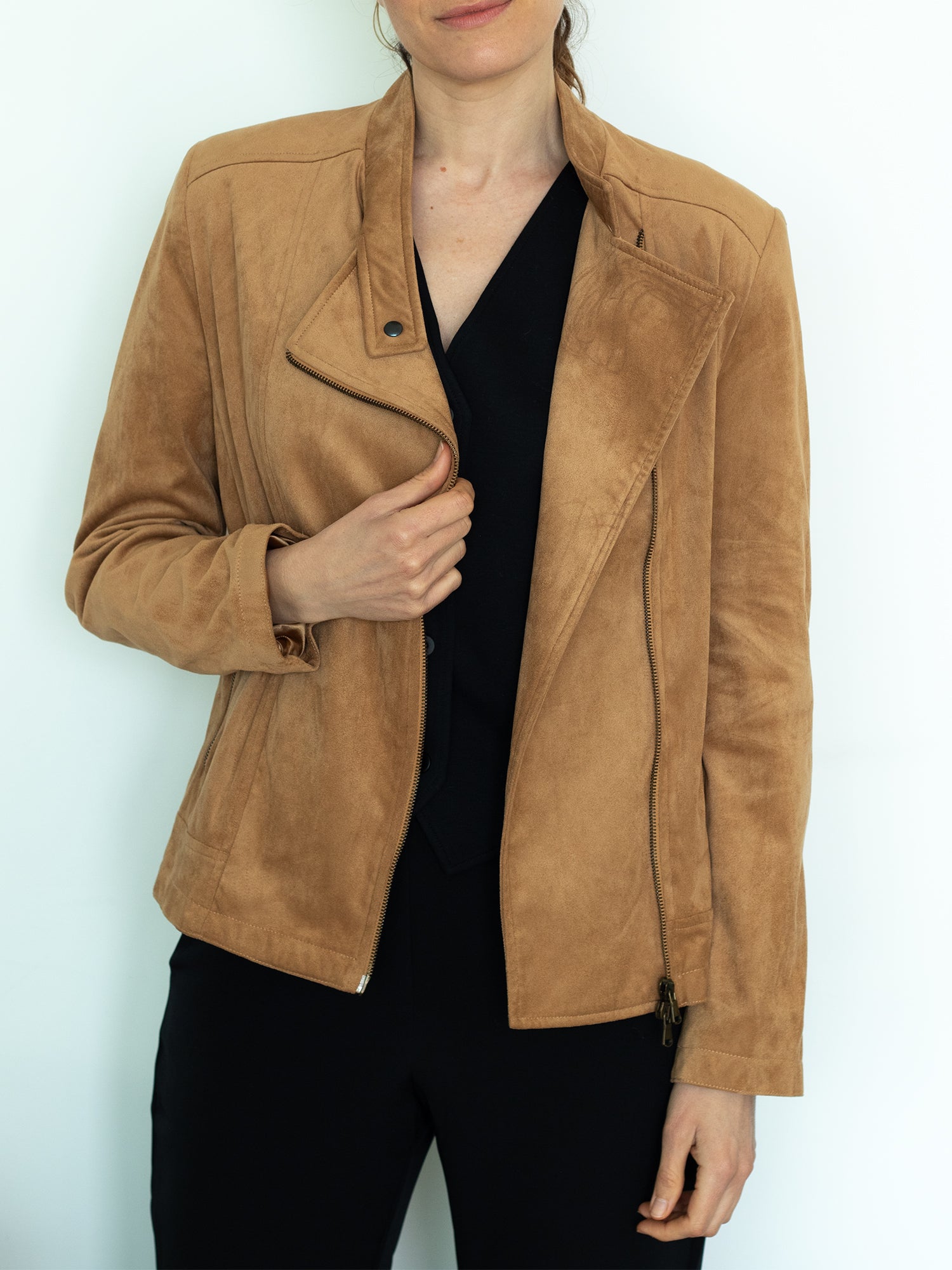 Vegan Suede Jacket