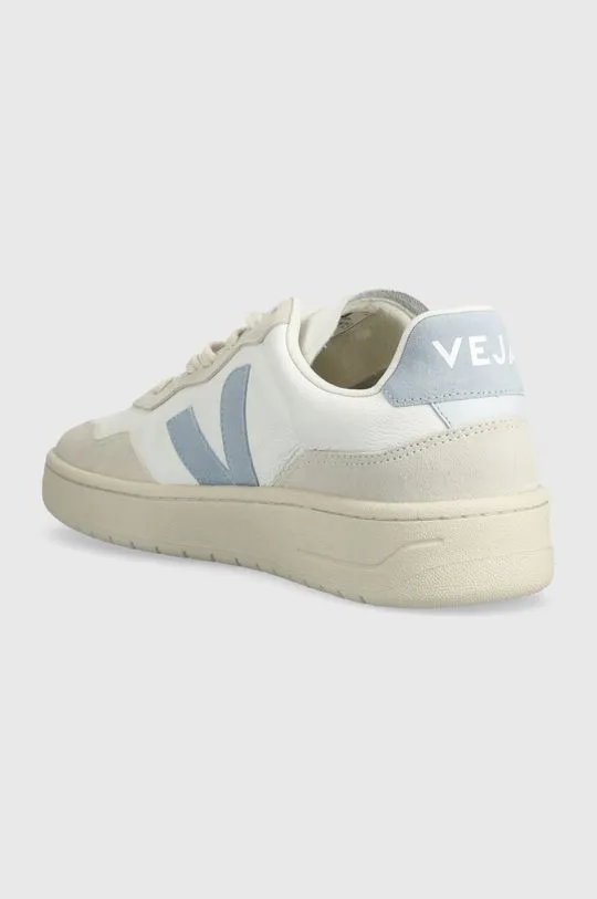 Veja leather sneakers V-90 gray color