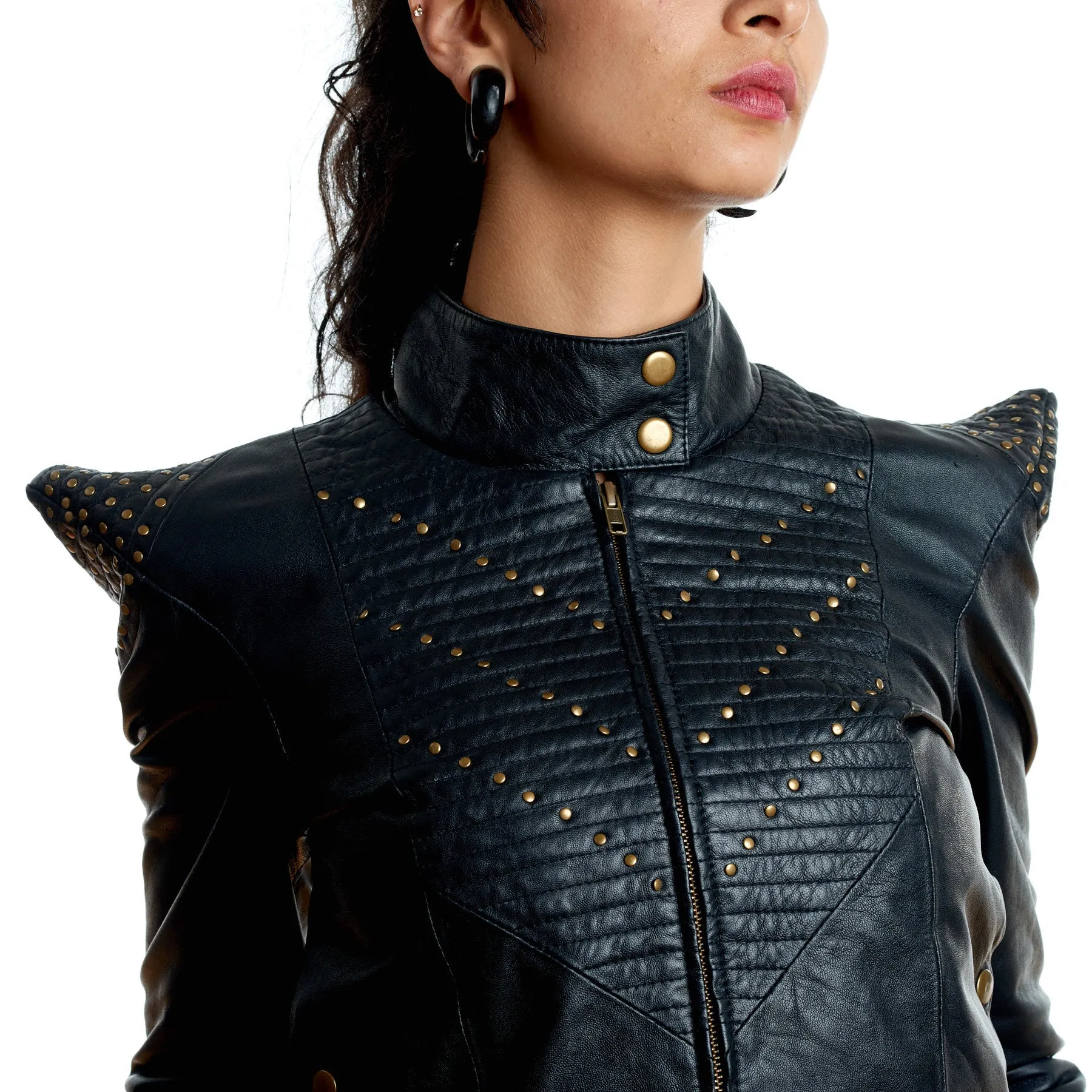 Women's Bowie Jacket (leather or canvas)