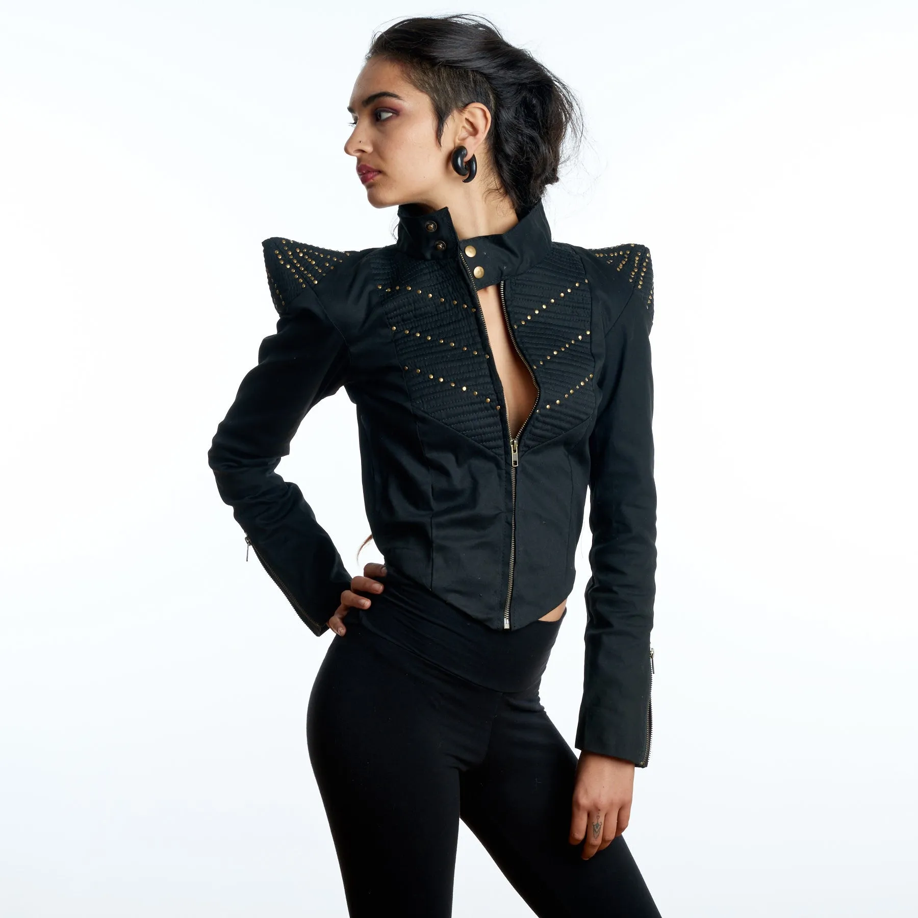 Women's Bowie Jacket (leather or canvas)