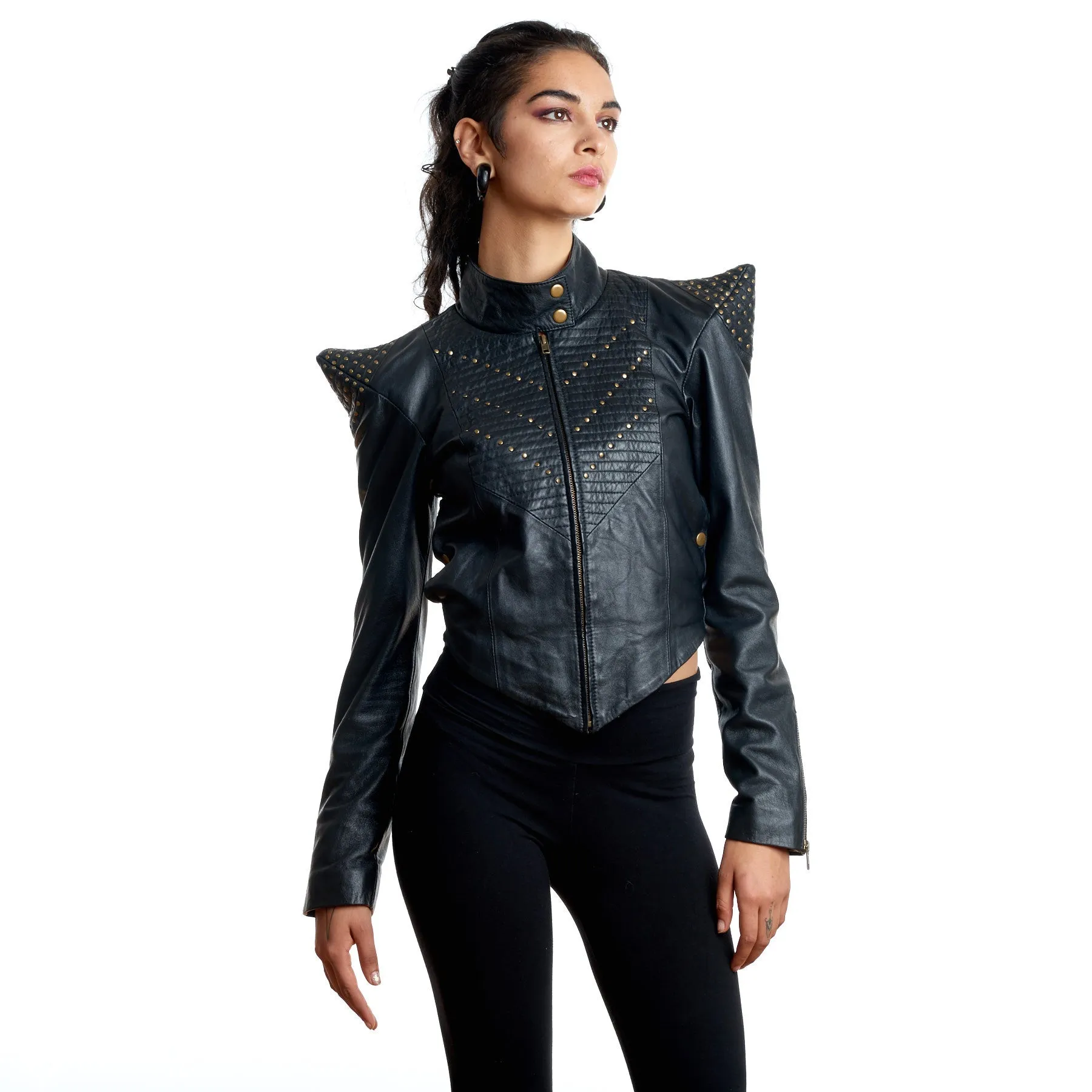 Women's Bowie Jacket (leather or canvas)