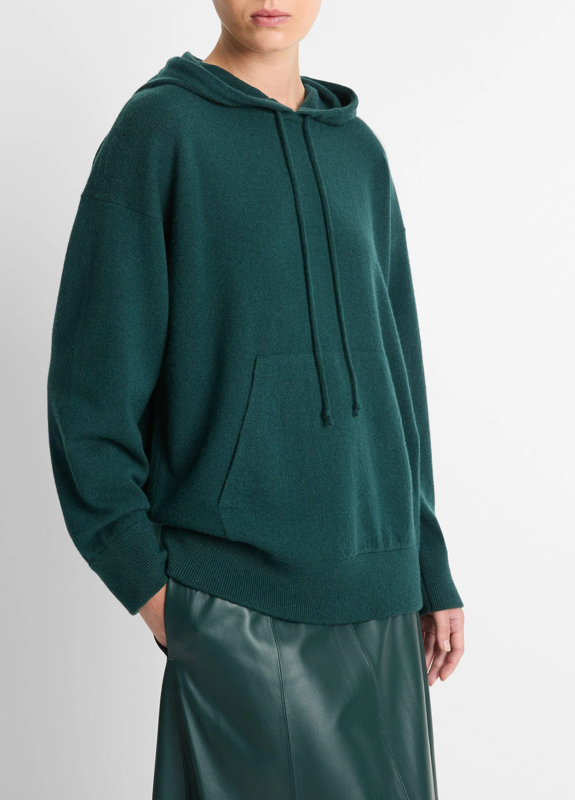 Wool-Blend Oversized Hoodie