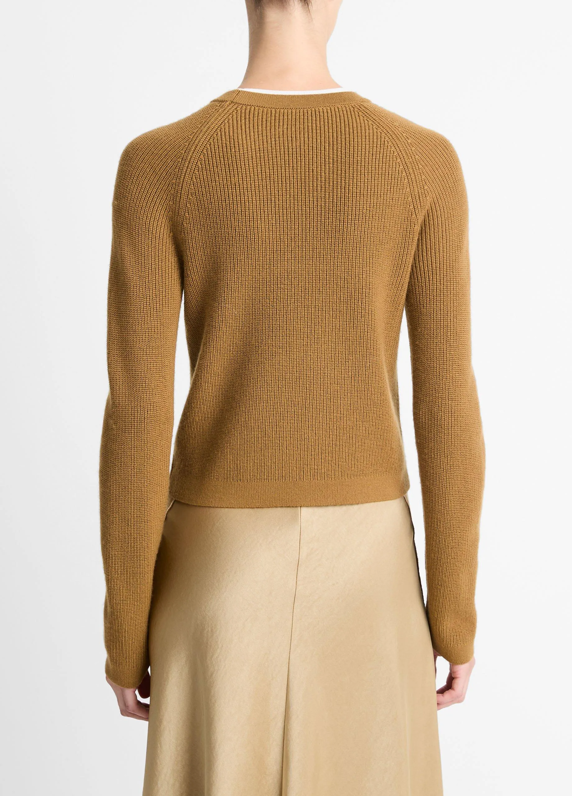 Wool-Cashmere Double-Neck Sweater