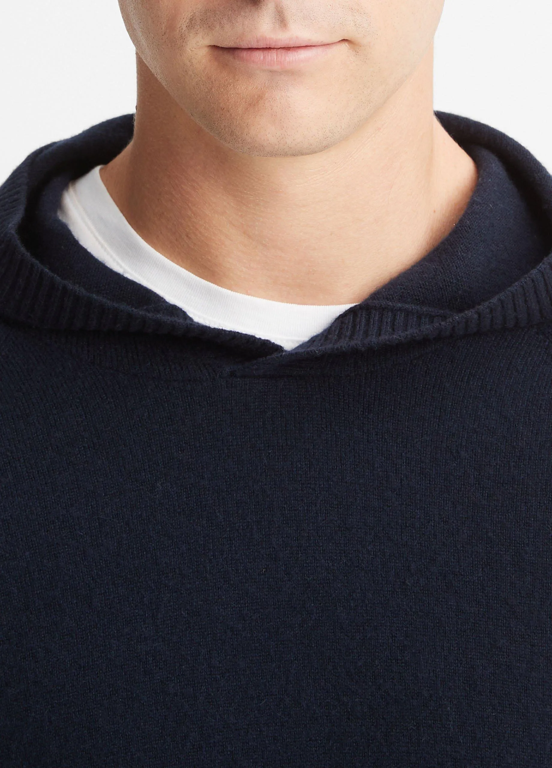 Wool Cashmere Pullover Hoodie