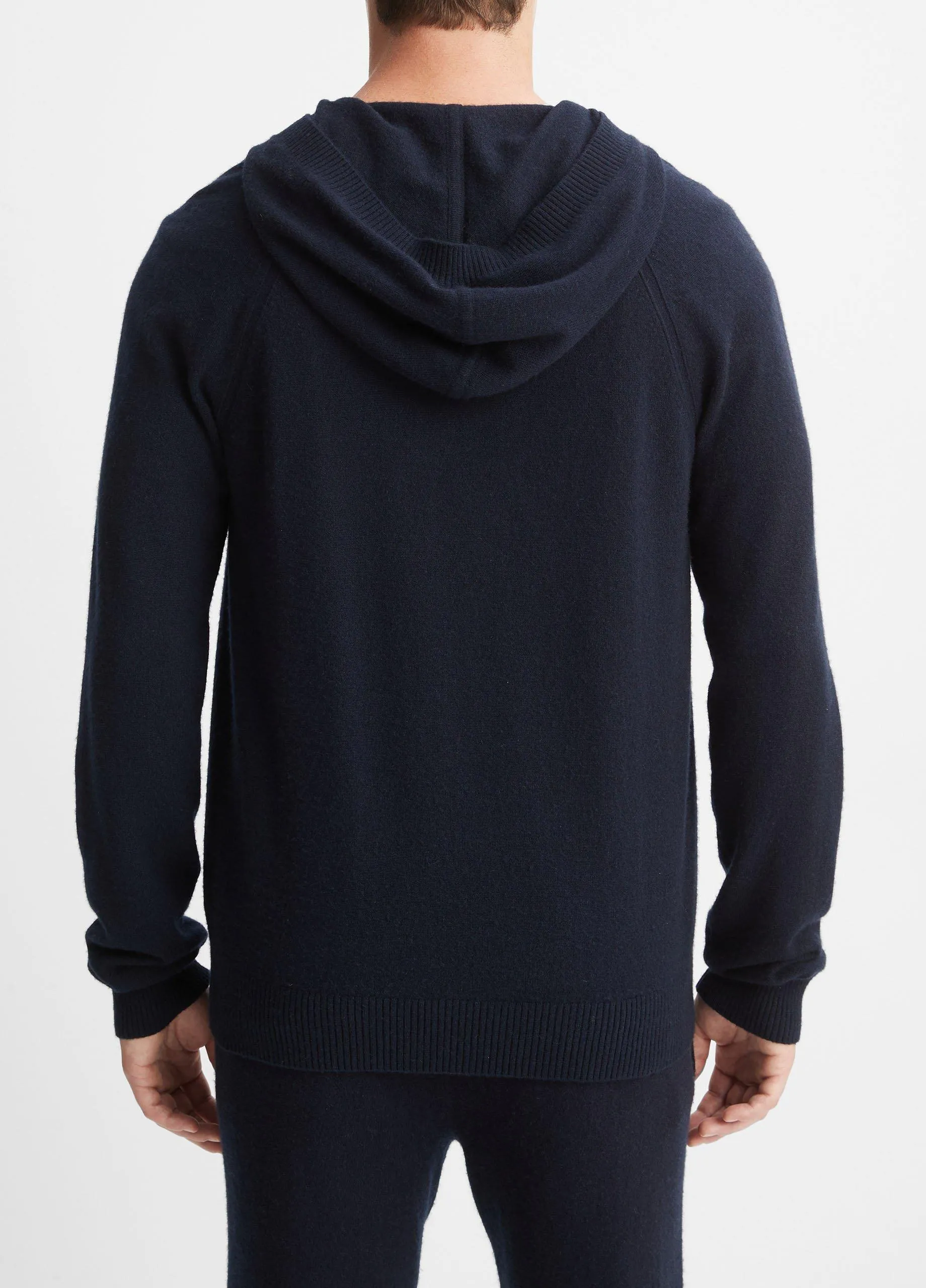 Wool Cashmere Pullover Hoodie