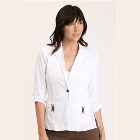 XCVI Wearables Winslow Blazer in White