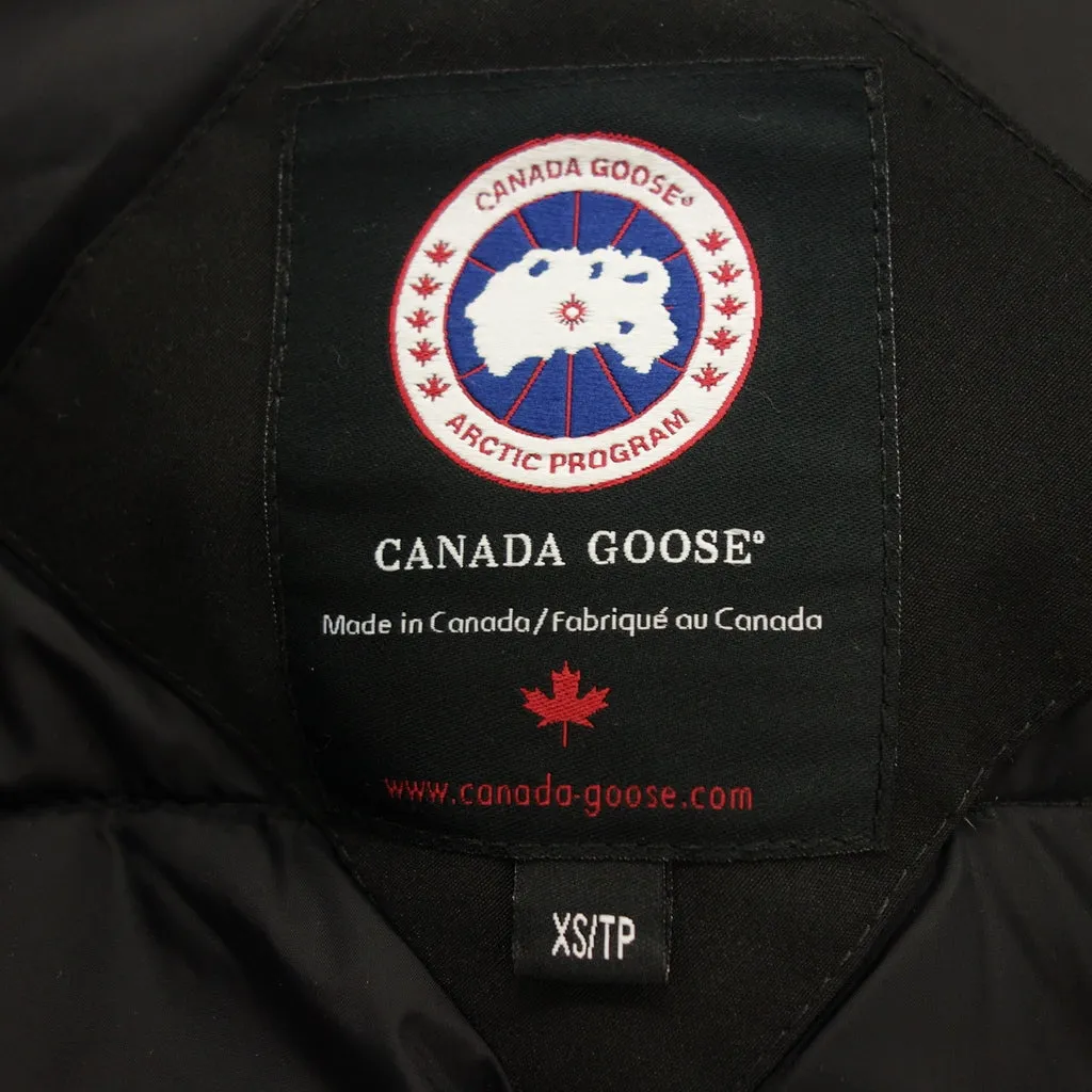 美品◆カナダグース ダウンジャケット 4567M シタデル パーカー メンズ サイズXS ブラック CANADA GOOSE CITADEL PARKA【AFA16】